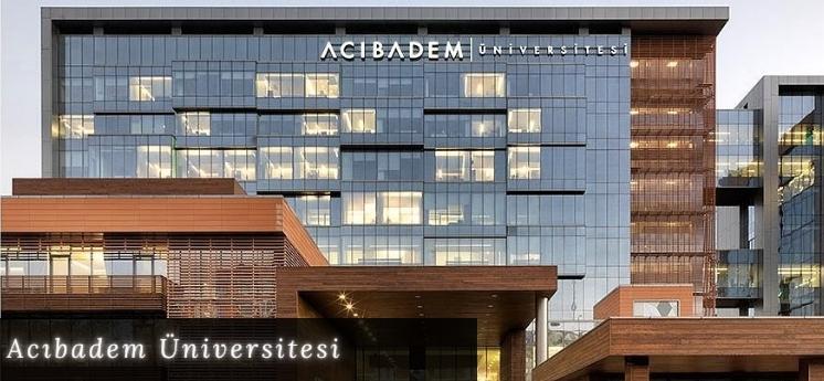 acıbadem &uuml;niversitesi