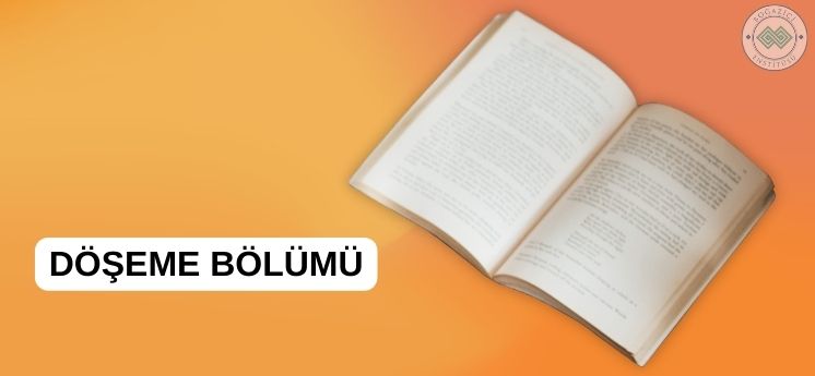masalın b&ouml;l&uuml;mleri d&ouml;şeme